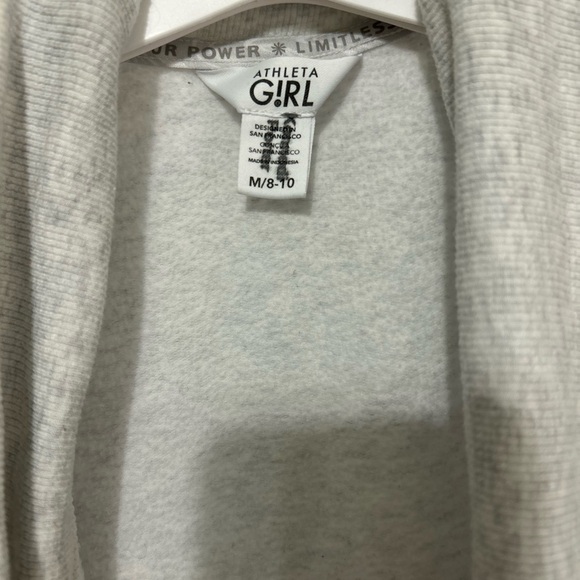 Athleta girls soft jersey ribbed jacket - Picture 3 of 7